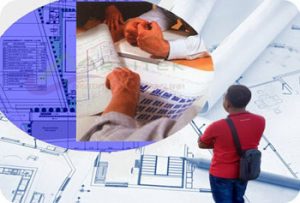 Gambar kerja konstruksi baja selengkapnya terdiri dari 6 macam