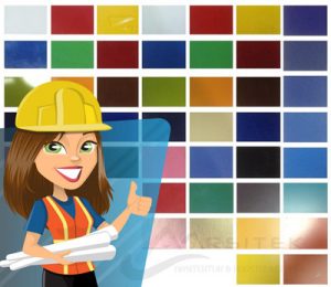 Salah satu alasan kegunaan ACP pada bangunan gedung sangat banyak, karena ragam pilihan warna