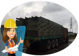 Proses yang tepat untuk melaksanakan pengiriman material baja profil ke lokasi proyek konstruksi