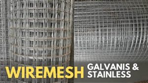 Contoh material wiremesh galvanis dan stainless