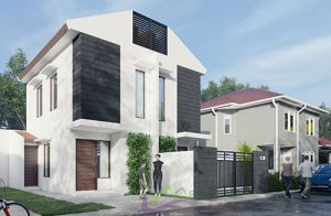 Dinding bangunan yang terbuat dari bata ringan