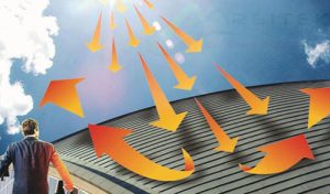 Pemasangan insulasi pada atap mampu meredam suara dan panas matahari