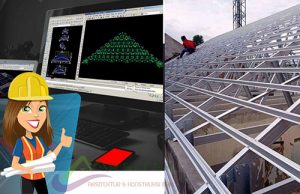 Menggunakan software salah satu cara untuk mengetahui kelebihan material baja ringan