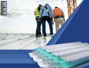 Contoh pelasaksanaan perbaikan atap bangunan yang salah. Justru akan menyebabkan kerusakan konstruksi yang semakin parah.