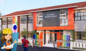 Contoh bangunan gedung bertingkat dengan biaya ekstra